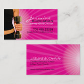 パーソナルトレーナーの名刺のテンプレート 名刺 (正面/裏面)