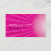 パーソナルトレーナーの名刺のテンプレート 名刺 (裏面)