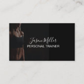 パーソナルトレーナーの名刺||のフィットネス 名刺 (正面)