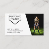 パーソナルトレーナーの名刺||のフィットネス 名刺 (正面)