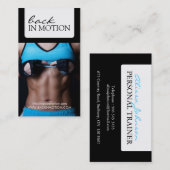 パーソナルトレーナーの名刺 名刺 (正面/裏面)