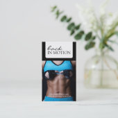 パーソナルトレーナーの名刺 名刺 (スタンド正面)