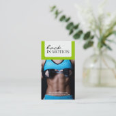 パーソナルトレーナーの名刺 名刺 (スタンド正面)