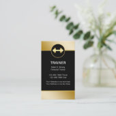 パーソナルトレーナーの名刺 名刺 (スタンド正面)