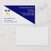 パーソナルトレーナーの名刺 名刺 (正面/裏面)