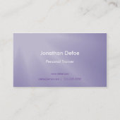 パーソナルトレーナーの名刺 名刺 (裏面)