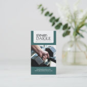 パーソナルトレーナーの名刺 名刺 (スタンド正面)