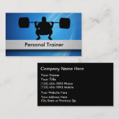 パーソナルトレーナーの名刺 名刺 (正面/裏面)