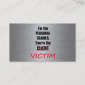 パーソナルトレーナーの名刺 名刺 (正面)