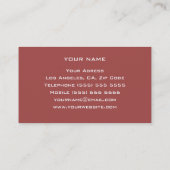 パーソナルトレーナーの名刺 名刺 (裏面)