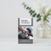 パーソナルトレーナーの名刺 名刺 (スタンド正面)