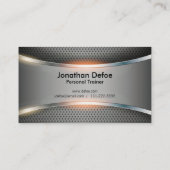 パーソナルトレーナーの名刺 名刺 (裏面)