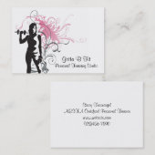 パーソナルトレーナーの名刺 名刺 (正面/裏面)