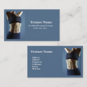 パーソナルトレーナーの名刺 名刺 (正面/裏面)