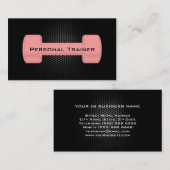 パーソナルトレーナーの名刺 名刺 (正面/裏面)