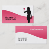 パーソナルトレーナーの名刺 名刺 (正面/裏面)