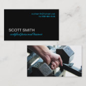 パーソナルトレーナーの名刺 名刺 (正面/裏面)