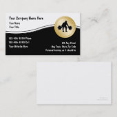 パーソナルトレーナーの名刺 名刺 (正面/裏面)