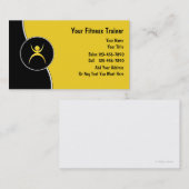 パーソナルトレーナーの名刺 名刺 (正面/裏面)