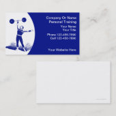 パーソナルトレーナーの名刺 名刺 (正面/裏面)