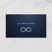 パーソナルトレーナーの青い名刺 名刺 (正面)