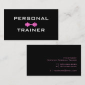 パーソナルトレーナーのDumbellの名刺 名刺 (正面/裏面)