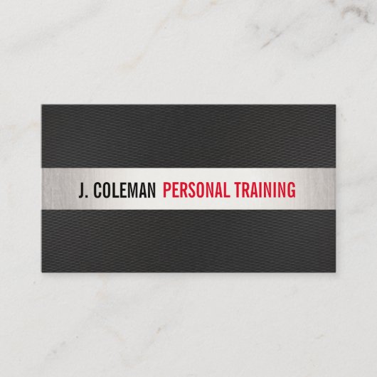 パーソナルトレーナーはっきりしたフィットネスジム 名刺 (正面)