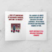 パーソナルトレーナーはハイドレートジム誕生日に言う カード (内部)