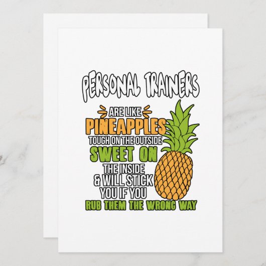 パーソナルトレーナーはパイナップルのようです シーズンカード (正面/裏面)