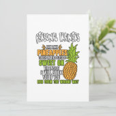 パーソナルトレーナーはパイナップルのようです 案内状 (スタンド正面)