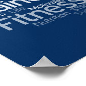 パーソナルトレーナーまたはフィットネスセンターポスター ポスター (角)