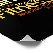 パーソナルトレーナーまたはフィットネスセンターポスター ポスター (角)