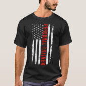 パーソナルトレーナーアメリカ合衆国国旗のヘルスフィットネス Tシャツ (正面)