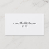 パーソナルトレーナーインク女の子 名刺 (裏面)