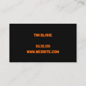 パーソナルトレーナーエクササイズジムフィットネス事業 名刺 (裏面)