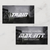 パーソナルトレーナーエクササイズジムフィットネス事業 名刺 (正面/裏面)