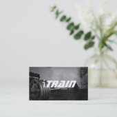 パーソナルトレーナーエクササイズジムフィットネス事業 名刺 (スタンド正面)