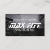 パーソナルトレーナーエクササイズジムフィットネス事業 名刺 (裏面)