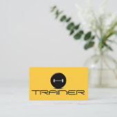 パーソナルトレーナーエクササイズジムフィットネス事業 名刺 (スタンド正面)