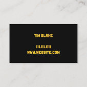 パーソナルトレーナーエクササイズジムフィットネス事業 名刺 (裏面)