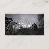 パーソナルトレーナーエクササイズジムフィットネス事業 名刺 (裏面)