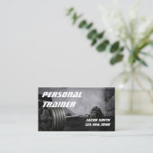 パーソナルトレーナーエクササイズジムフィットネス事業 名刺 (スタンド正面)