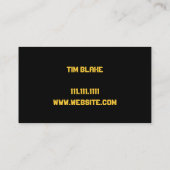 パーソナルトレーナーエクササイズジムフィットネス事業 名刺 (裏面)