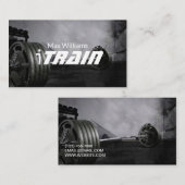 パーソナルトレーナーエクササイズジムフィットネス事業 名刺 (正面/裏面)