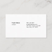 パーソナルトレーナークロストレーニングフィットネス 名刺 (裏面)