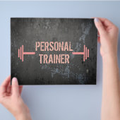 パーソナルトレーナーグランジフライヤー チラシ (手)