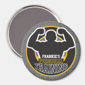 パーソナルトレーナージムパワートレーニングフィットネスカスタム マグネット (正面/裏面)