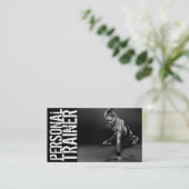 パーソナルトレーナージムフィットネス名刺 名刺 (スタンド正面)