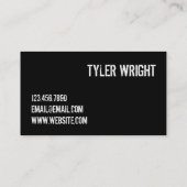 パーソナルトレーナージムフィットネス名刺 名刺 (裏面)