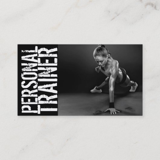 パーソナルトレーナージムフィットネス名刺 名刺 (正面)